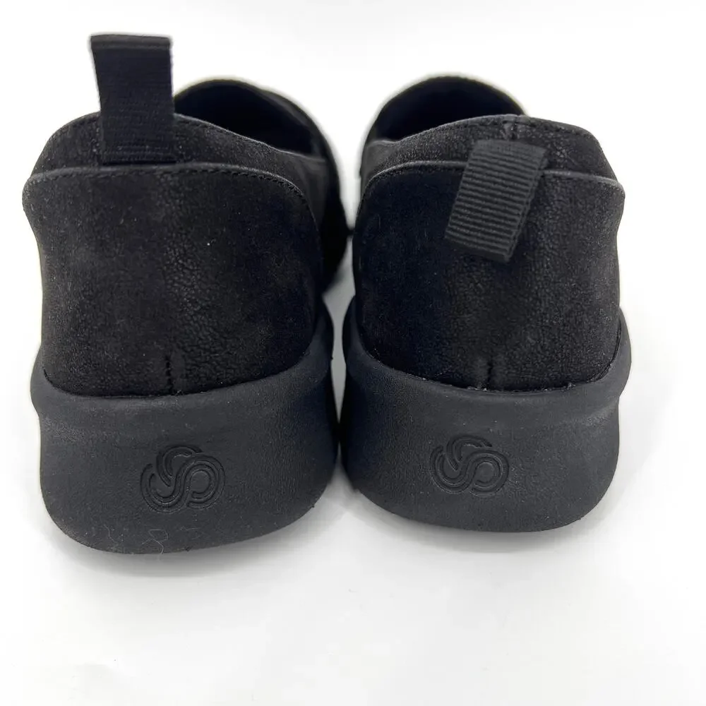 Clarks Womens Cloud Steppers Sillian 2.0 Hope Black Loafer U.S. Size 8.5 NEW